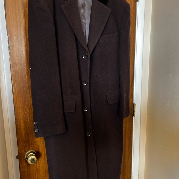 Georgio Brutini Men’s full length wool and cashmere overcoat. - Picture 3 of 4